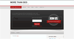 Desktop Screenshot of morethanseo.com